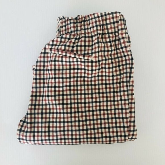 Scotch & Soda Belted Checked Pants Girls Size 12 With Waist Belt Tie - Picture 2 of 10
